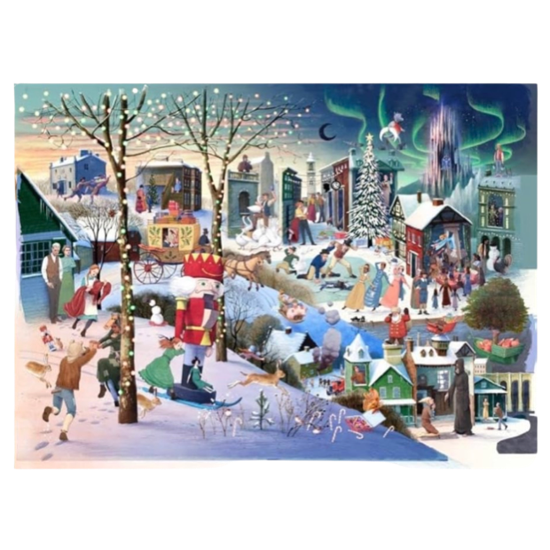 A Book Lover's Christmas 1000pc Puzzle