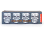 Kikkerland Skull Shot Glass Set