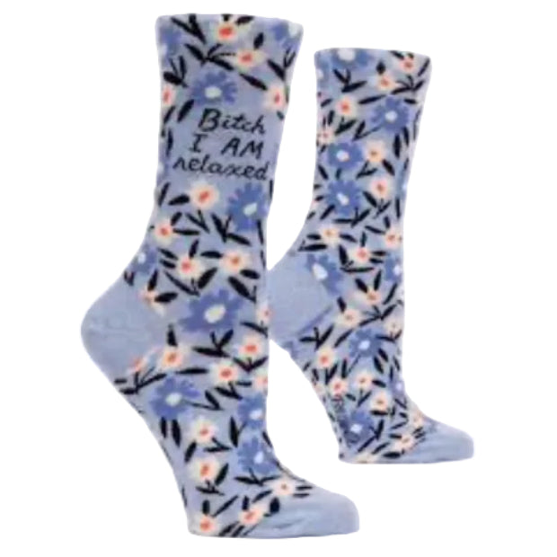 BLUE Q | Bitch I Am Relaxed Womens Socks