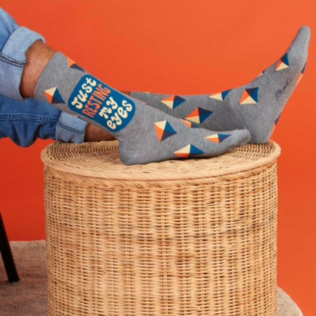 BLUE Q | Resting My Eyes Mens Socks