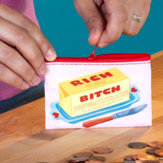 BLUE Q | Rich Bitch Coin Purse