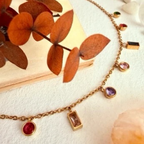 PIKA & BEAR | Multi Zicrons Gold Necklace