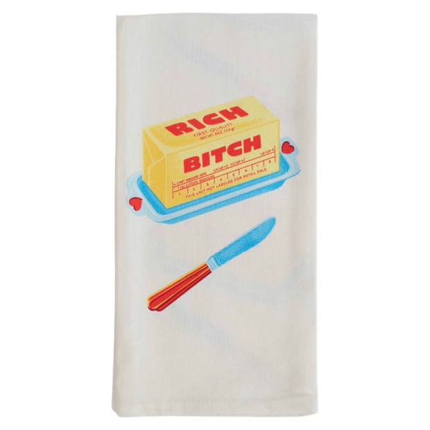 BLUE Q | Rich Bitch Dish Towel