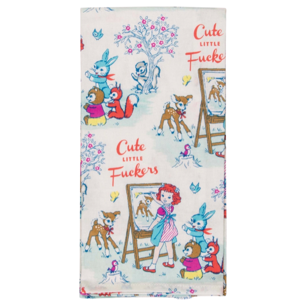 BLUE Q | Cute Little Fuckers Dish Towel