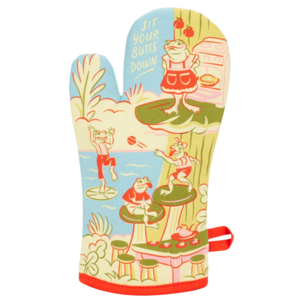 BLUE Q | Sit Your Buns Down Oven Mitt
