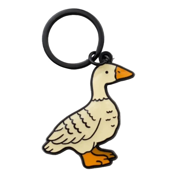 Fowl Goose Keychain