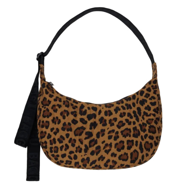 BAGGU | Medium Crescent Leopard