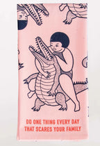 BLUE Q | Scares Your Family Dish Towel