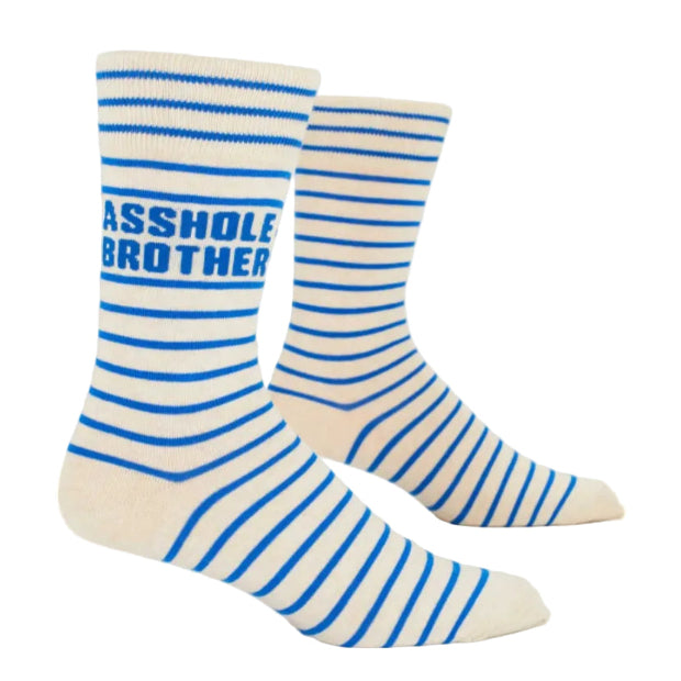 BLUE Q | Asshole Brother Mens Socks