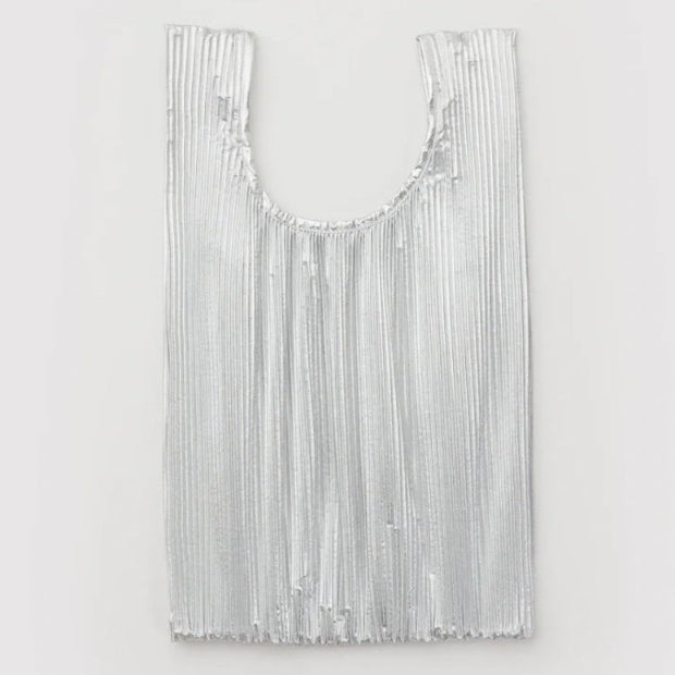 BAGGU | Pleated Chrome Bag