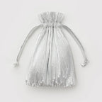 BAGGU | Pleated Chrome Bag