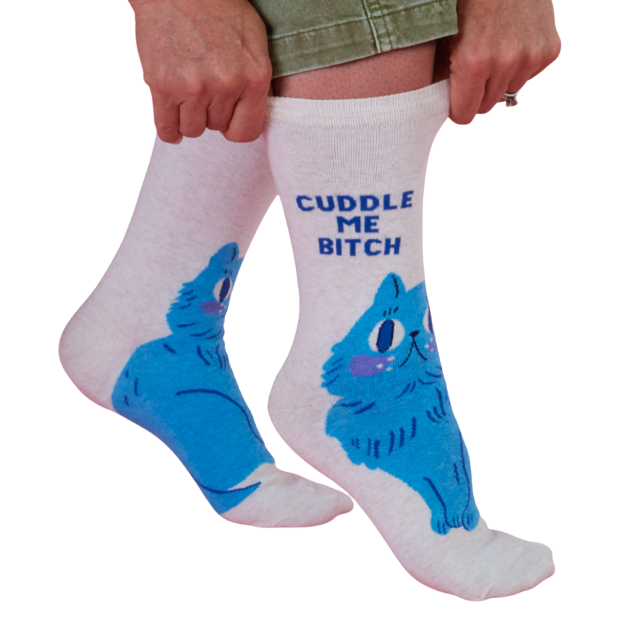 BLUE Q | Cuddle Me Bitch Womens Socks