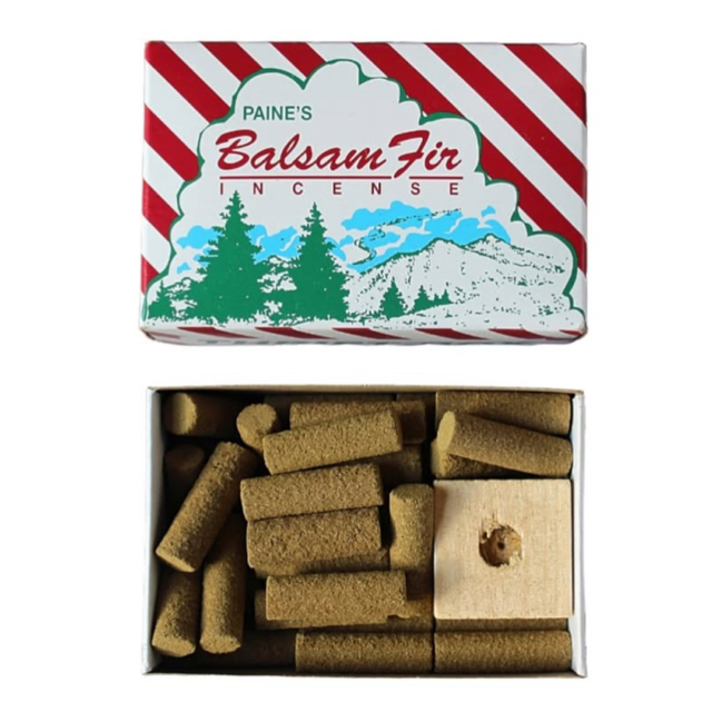 Paine's Balsam Fir Incense Logs Thrift Box