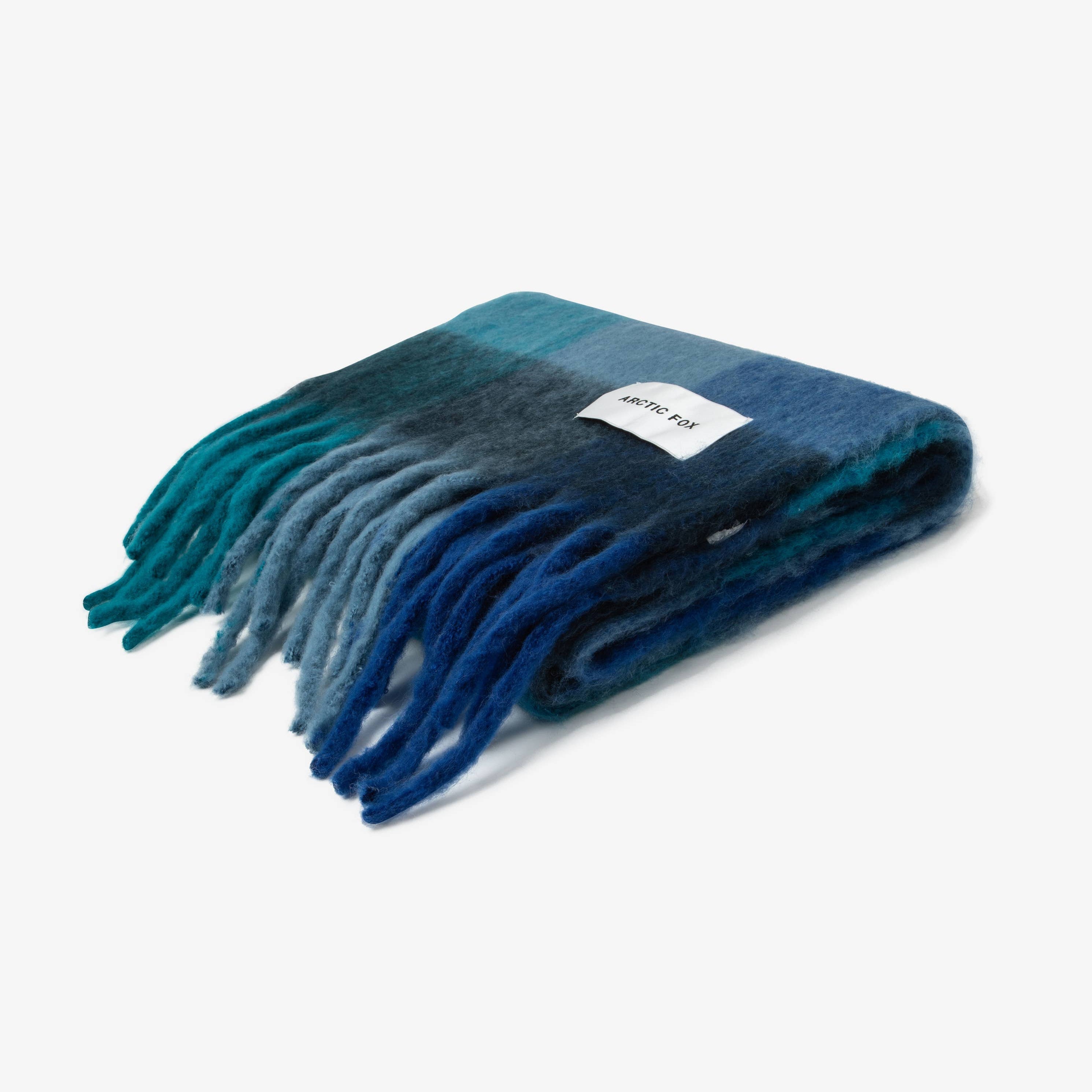 ARCTIC FOX | Reykjavik Scarf Blue Check