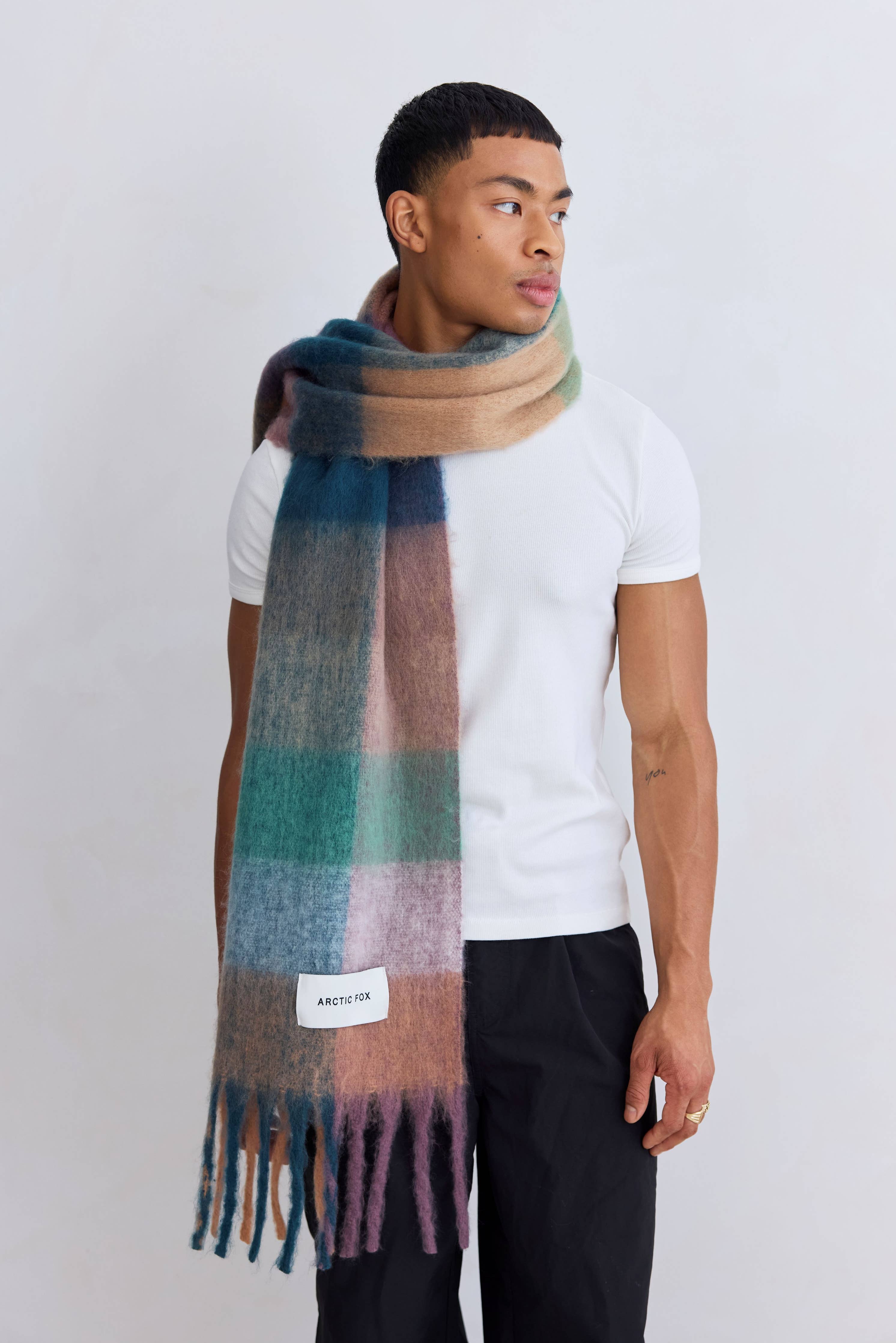 ARCTIC FOX | Reykjavik Scarf Lilac Check