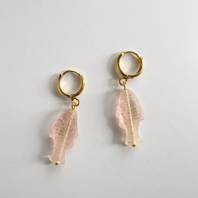 Yellow Dot Studio | Rose Sardine Earrings