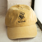 I'm Fine Dad Hat | Vintage Mustard