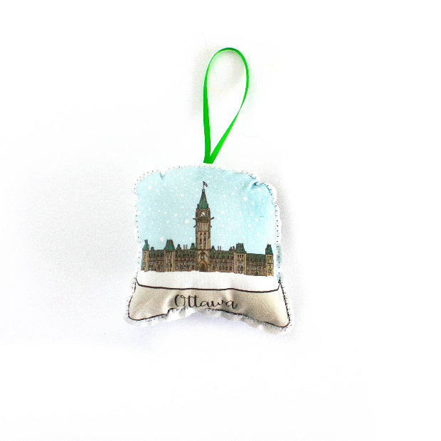 Parliament Snow Globe Ornament