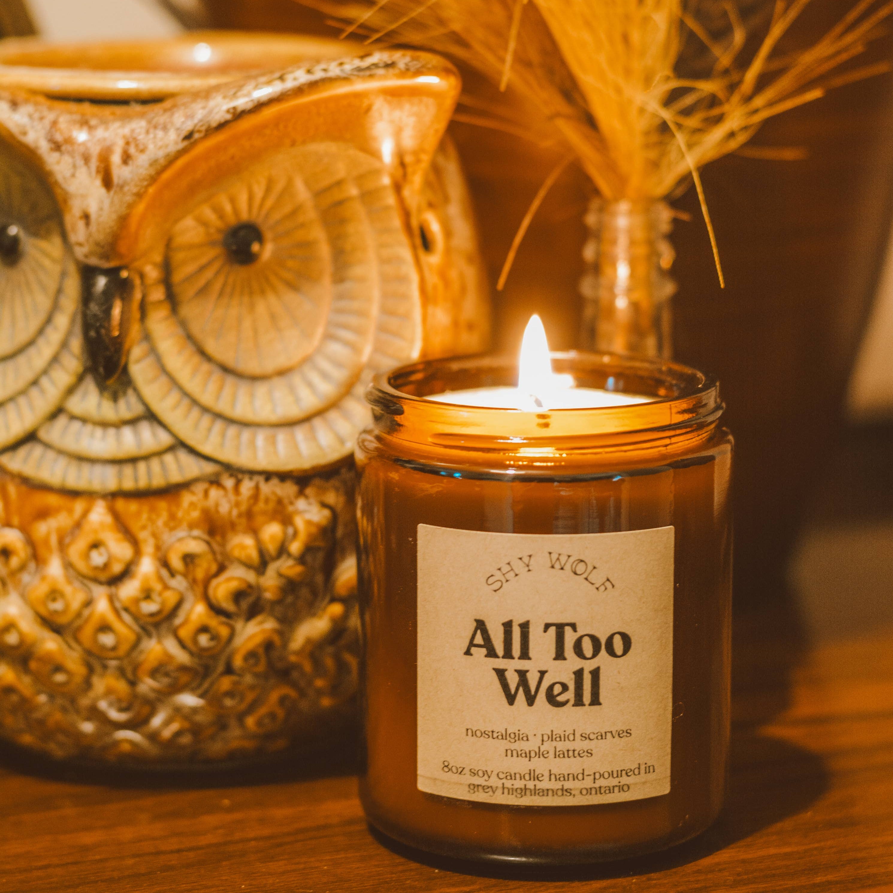 Shy Wolf Soy Candle | All Too Well Candle