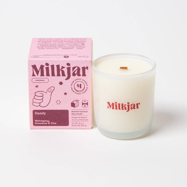 Milk Jar Candle | Dandy