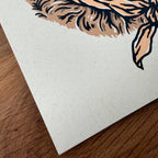 Golden Retriever Cowdog Signed Silkscreen Print
