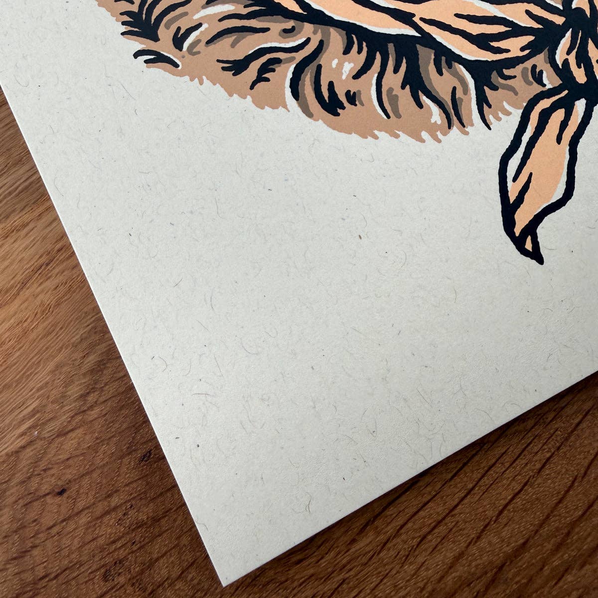 Golden Retriever Cowdog Signed Silkscreen Print