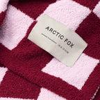 ARCTIC FOX | The Teddy Throw Pink Check