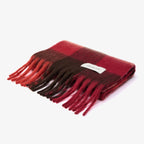 ARCTIC FOX | Reykjavik Scarf Burgundy check