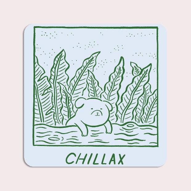 Chillax Vinyl Sticker