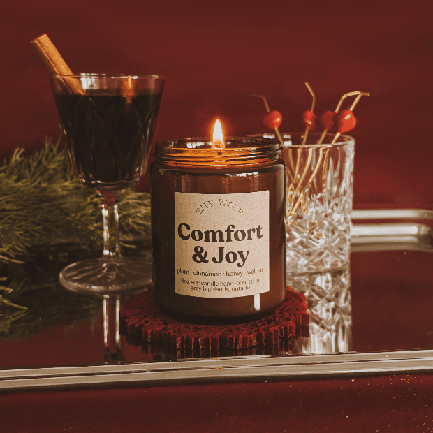 Shy Wolf Soy Candle | Comfort & Joy