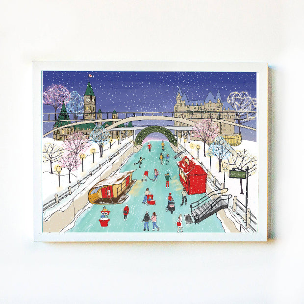 Ottawa Rideau Canal Unframed Print