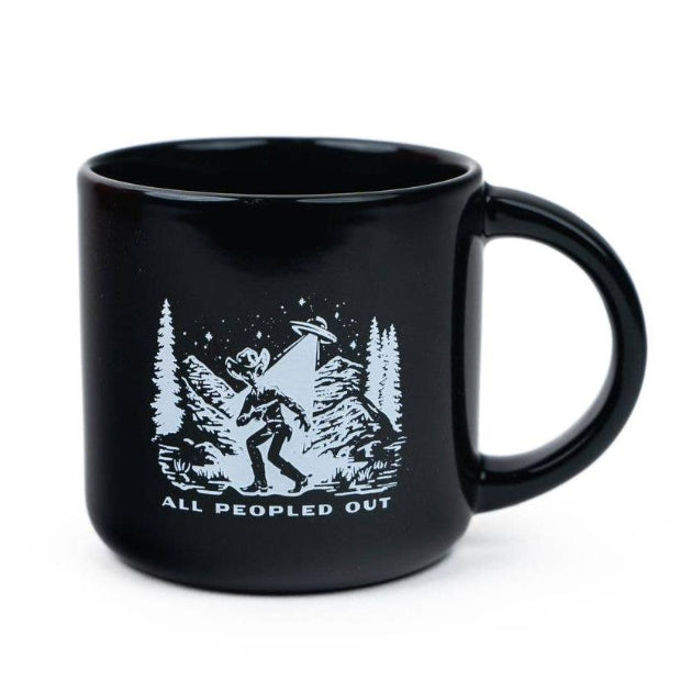 All Peopled Out Ceramic Mug
