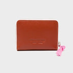MIN & MON | Frodo Leather Zip Wallet - Winged Tiger Embroidery