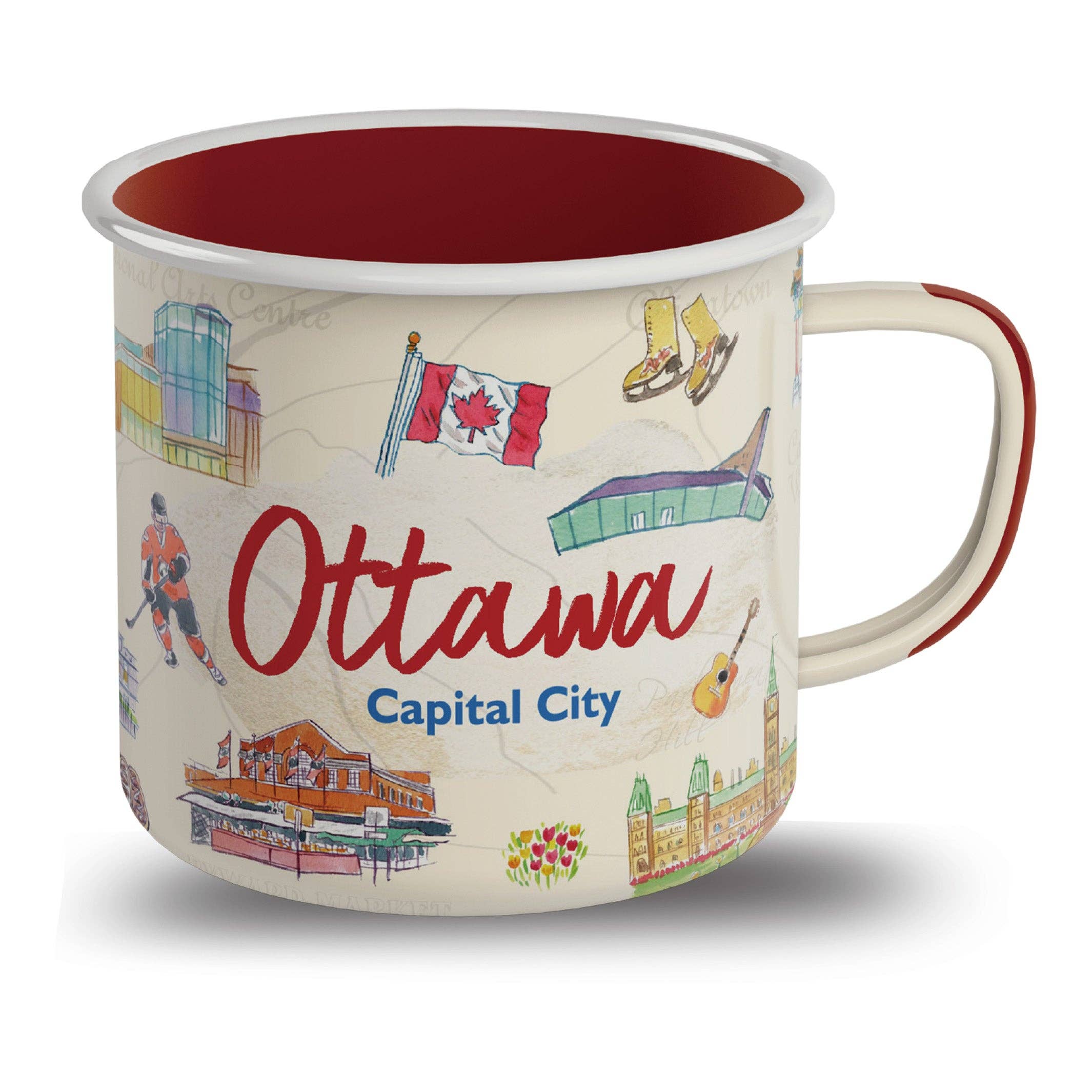 Ottawa Capital City Enamel Mug