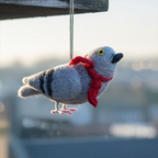 Handmade Needle Felt Pigeon Decoration