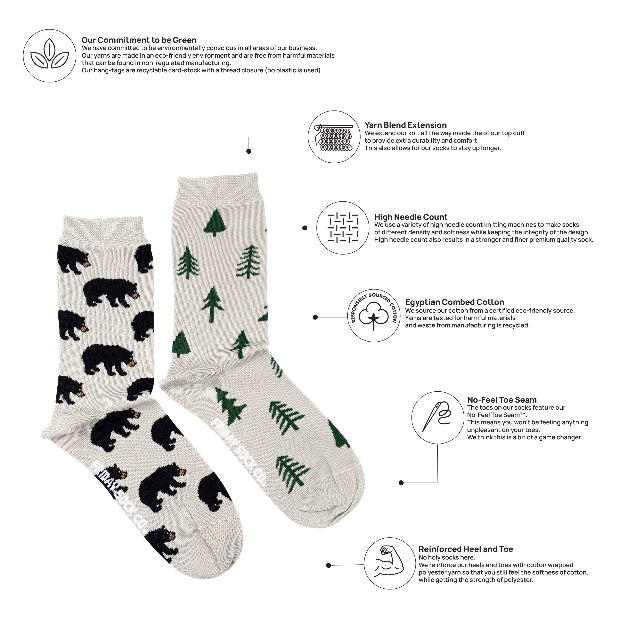 Friday Sock Co | Women’s Bear & Tree Socks