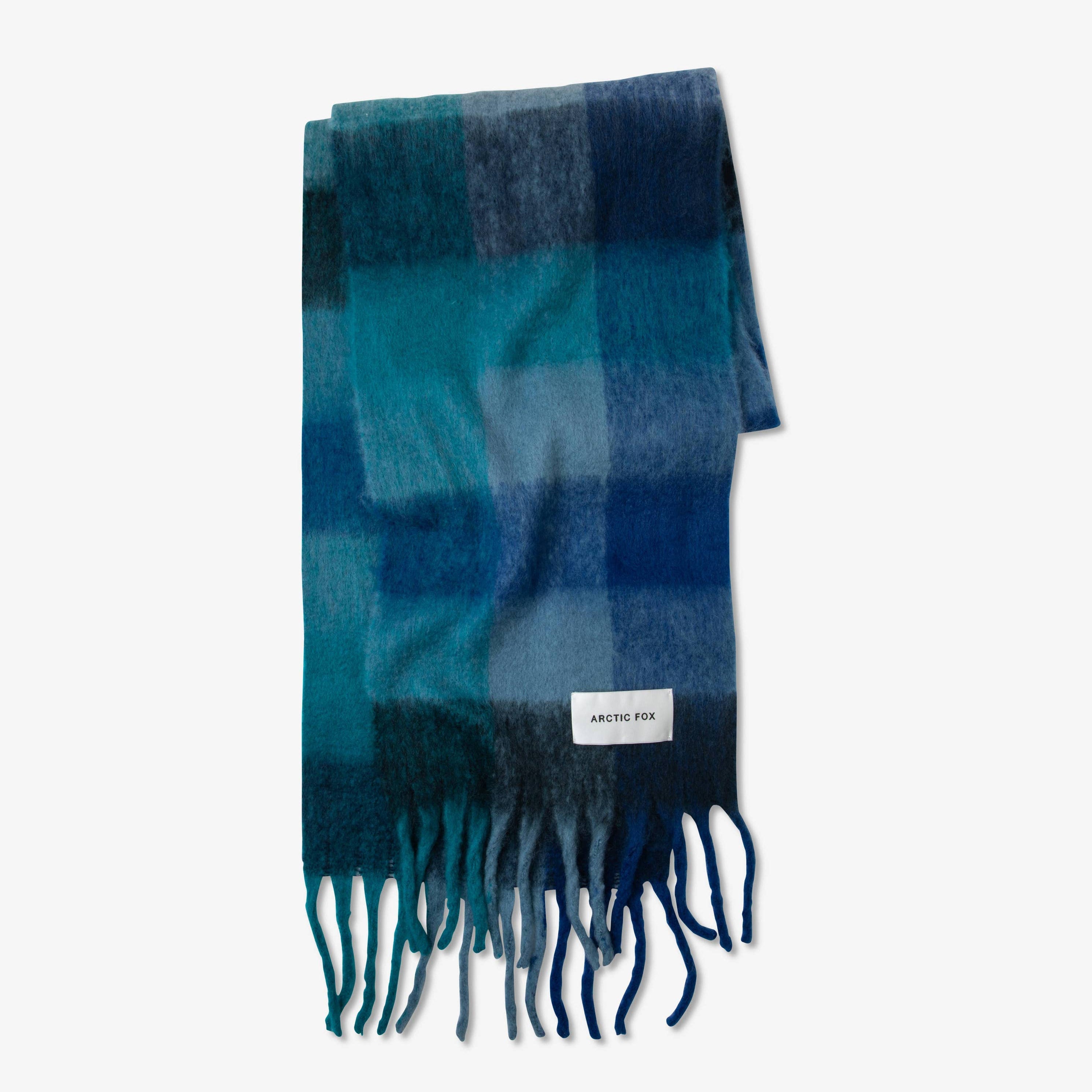 ARCTIC FOX | Reykjavik Scarf Blue Check
