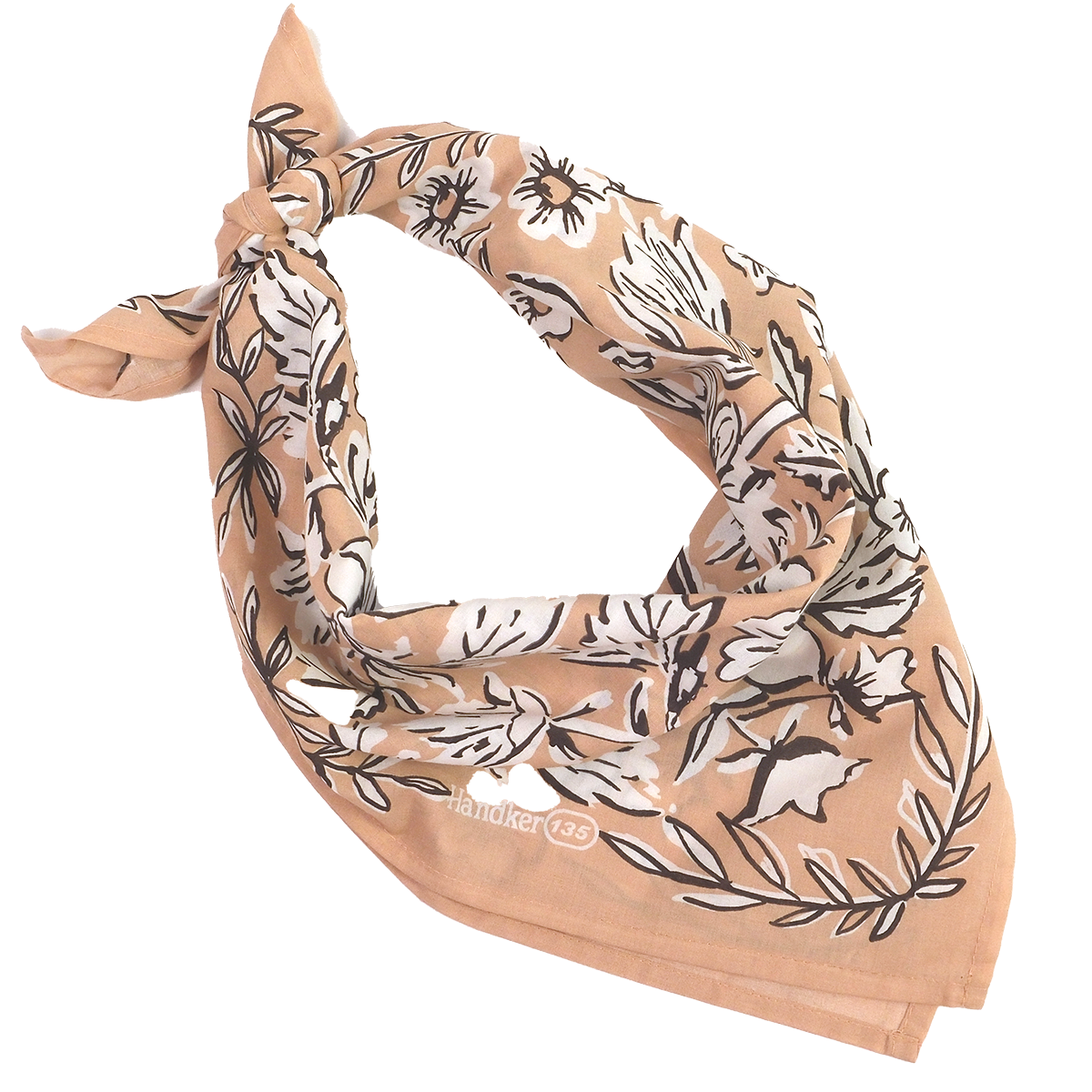 Handker Bandana | Pink & White Floral