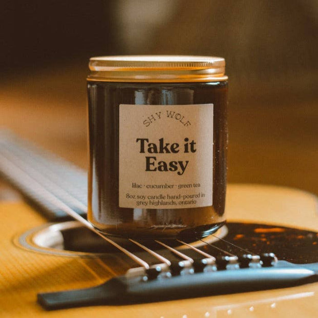 Shy Wolf Candle | Take it Easy