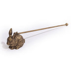 Antique Gold Rabbit Candle Snuffer
