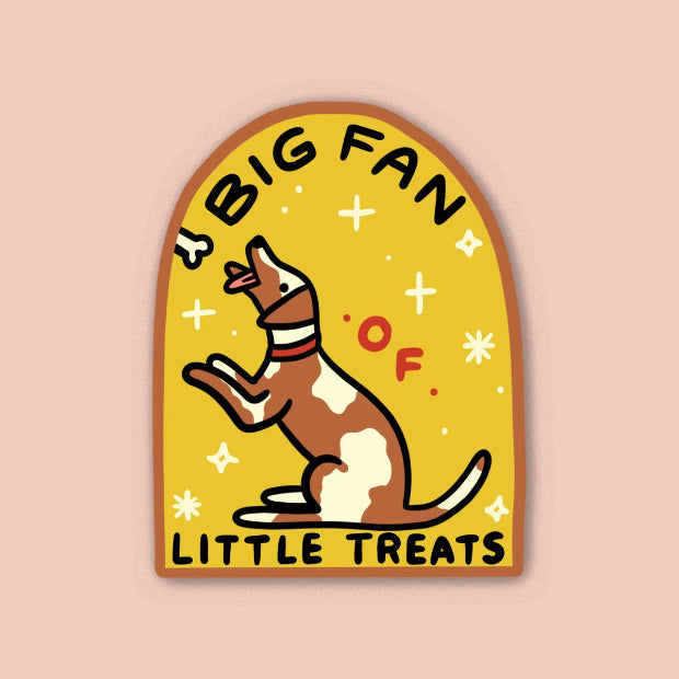 Big Fan of Little Treats Vinyl Sticker