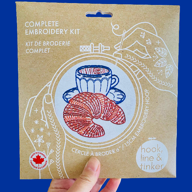 Embroidery Kit | Croissant