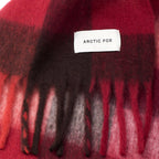 ARCTIC FOX | Reykjavik Scarf Burgundy check