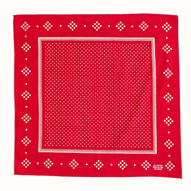 Red Polka Dot Bandana