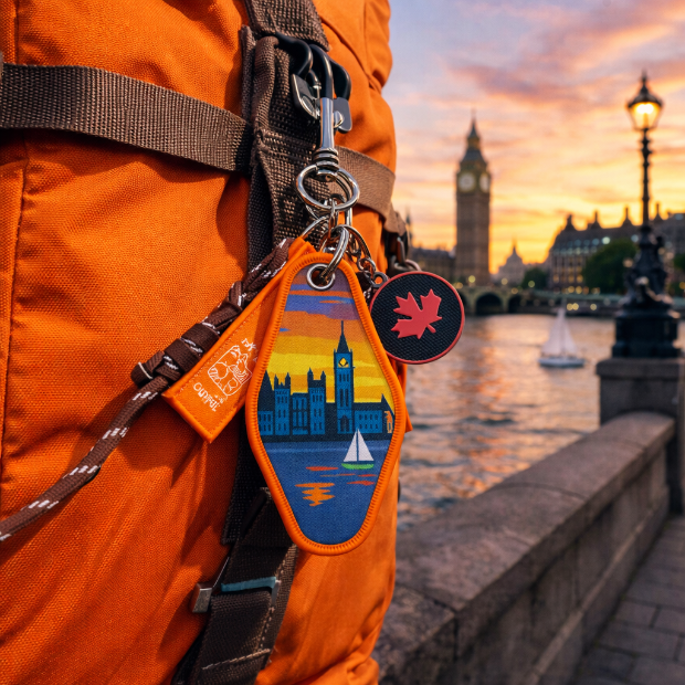 Ottawa Keychain Bag Charm