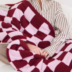 ARCTIC FOX | The Teddy Throw Pink Check
